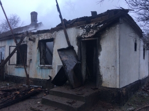 После пожара в поселке Искра Буденновского района