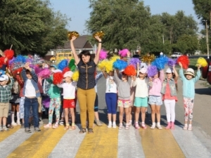 На Ставрополье прошел танцевальный флешмоб, агитирующий за соблюдение ПДД
