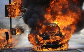 В Ставрополе мужчина и женщина сгорели в «Ниве»