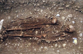 При раскопках в центре Ставрополя был найден человеческий скелет