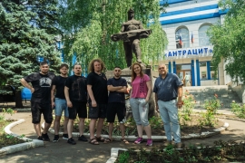 Артисты Ставрополя выступили с концертом в луганском Антраците