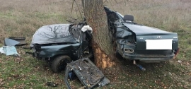 В ДТП на Ставрополье «Приору» разорвало пополам