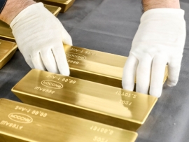 Запасы золотых резервов России выросли до рекордного уровня