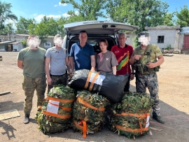 Депутаты Думы Ставрополья отвезли помощь бойцам СВО в Луганскую область РФ