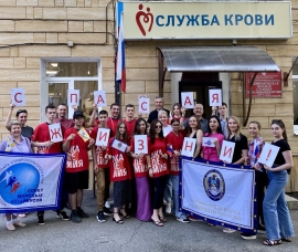 Студенты Ставропольского филиала Президентской академии сдали кровь в Международный День донора