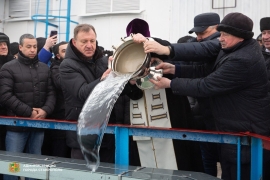 В Ставрополе 19 января освятили воду Сенгилеевского водохранилища